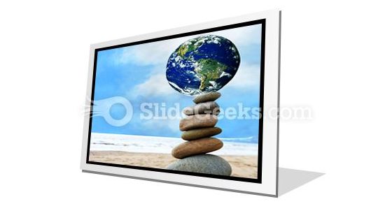 Balanced World PowerPoint Icon F