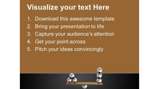 Balancing Balls Business PowerPoint Templates Ppt Background For Slides 1112