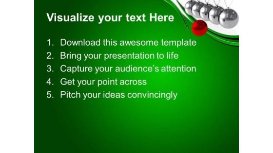 Balancing Balls Leadership PowerPoint Templates And PowerPoint Themes 0812