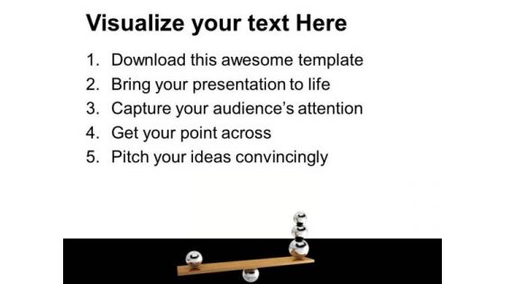 Balancing Balls Success PowerPoint Templates And PowerPoint Themes 1012