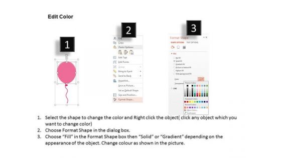 Balloons Infographics For Communication Process PowerPoint Templates