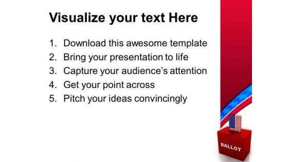 Ballot Box Americana PowerPoint Templates And PowerPoint Themes 0812