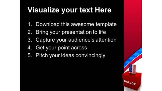 Ballot Box Americana PowerPoint Templates And PowerPoint Themes 0812