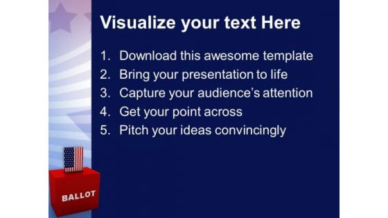 Ballot Box Government PowerPoint Templates And PowerPoint Themes 1012