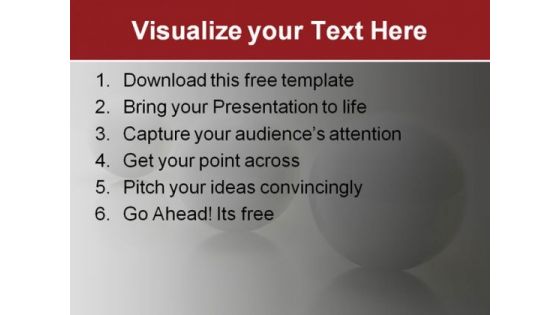 Sports Balls PowerPoint Template
