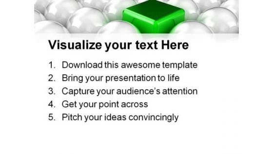 Balls And Square Shapes PowerPoint Themes And PowerPoint Slides 0411
