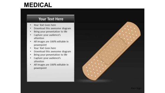 Band Aid First Aid Icon PowerPoint Templates