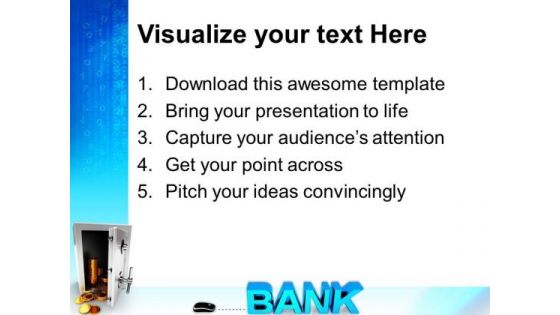 Bank Security Through Internet PowerPoint Templates And PowerPoint Themes 0812