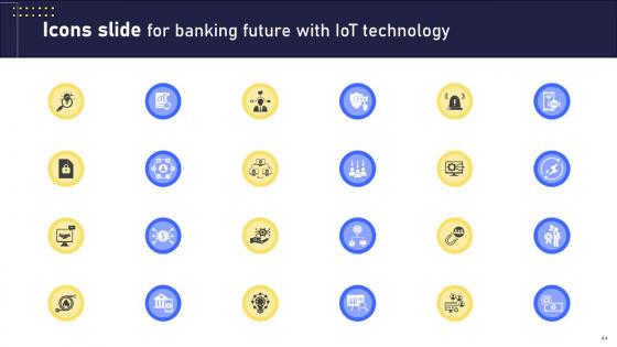 Banking Future With IoT Technology Ppt Presentation IoT CD V