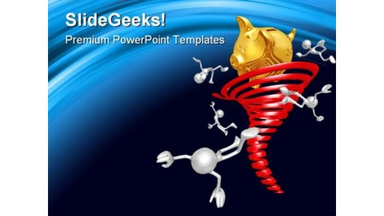 Banking Tornado Business PowerPoint Templates And PowerPoint Backgrounds 0511