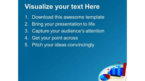 Bar And Pie Chart For Business Report PowerPoint Templates Ppt Backgrounds For Slides 0713
