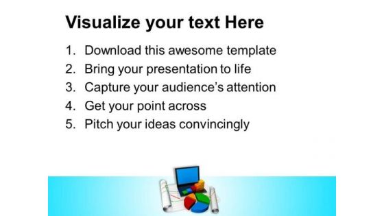 Bar And Pie Chart For Web Presentation PowerPoint Templates Ppt Backgrounds For Slides 0713