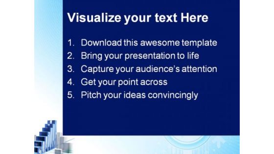 Bar Chart In Motion Business PowerPoint Themes And PowerPoint Slides 0511