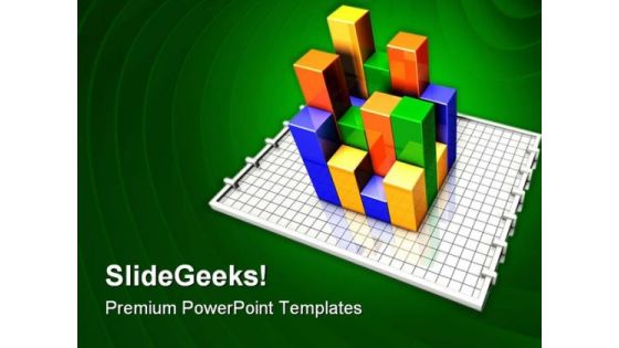 Bar Graph Business PowerPoint Themes And PowerPoint Slides 0711