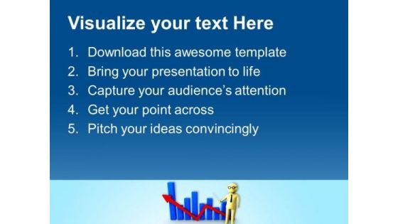 Bar Graph For Annual Business Growth PowerPoint Templates Ppt Backgrounds For Slides 0713
