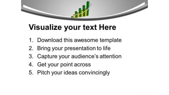 Bar Graph For Business Growth PowerPoint Templates Ppt Backgrounds For Slides 0613