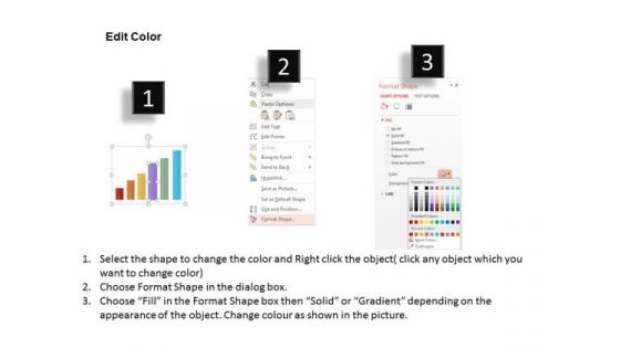 Bar Graph For Growth Analysis PowerPoint Template