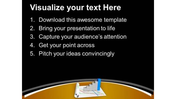 Bar Graph For Growth Representation PowerPoint Templates Ppt Backgrounds For Slides 0513
