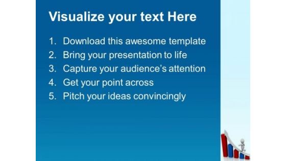 Bar Graph For Market Growth PowerPoint Templates Ppt Backgrounds For Slides 0613