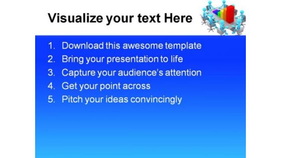Bar Graph Meeting Business PowerPoint Themes And PowerPoint Slides 0511