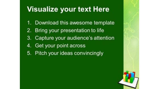 Bar Graph On Business Chart Marketing PowerPoint Templates Ppt Backgrounds For Slides 0113