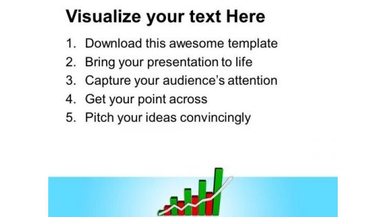 Bar Graph To Show Profit And Gains PowerPoint Templates Ppt Backgrounds For Slides 0413