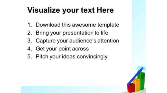 Bar Graph With Arrow01 Success PowerPoint Templates And PowerPoint Themes 0412