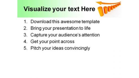 Bar Graph With Arrows Success PowerPoint Themes And PowerPoint Slides 0611