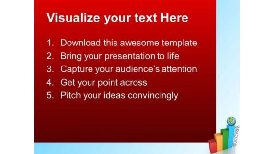 Bar Graph With Global Success PowerPoint Templates And PowerPoint Themes 0412