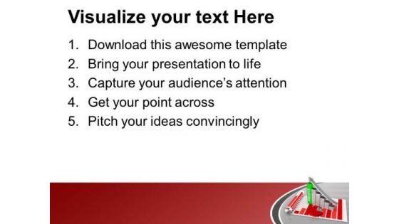Bar Graph With Profit Marketing Sales PowerPoint Templates Ppt Backgrounds For Slides 0513
