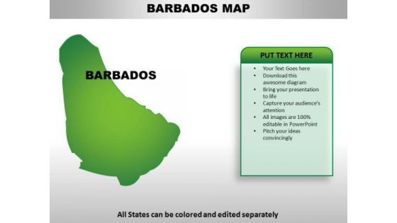 Barbados PowerPoint Maps