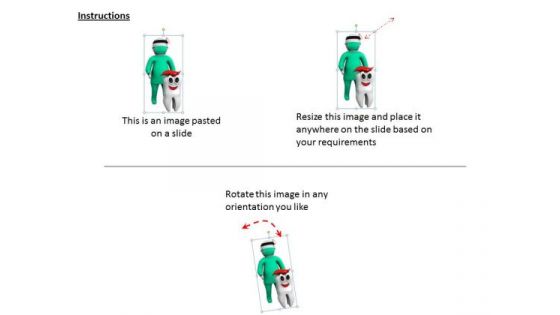 Basic Marketing Concepts 3d Doctor Checking Tooth Business