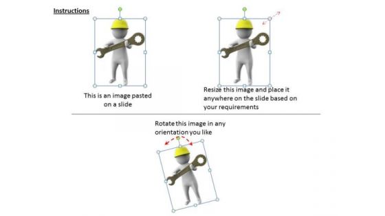 Basic Marketing Concepts 3d Man Holding Wrench Character Models