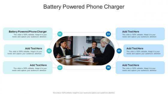 Battery Powered Phone Charger In Powerpoint And Google Slides Cpb