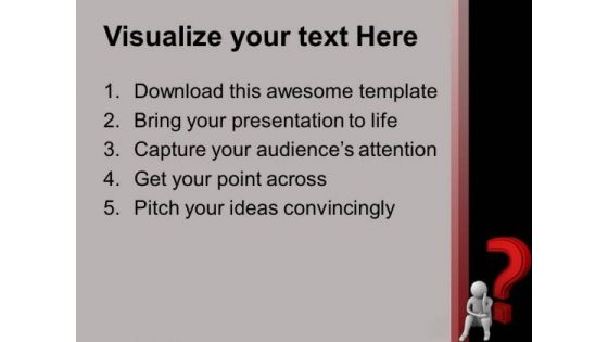 Be A Great Thinker Thought In 3d Design PowerPoint Templates Ppt Backgrounds For Slides 0413