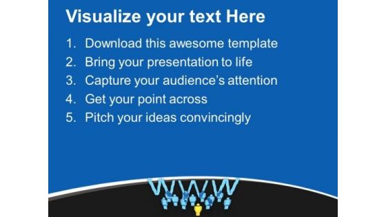 Be A Part Of Internet PowerPoint Templates Ppt Backgrounds For Slides 0413