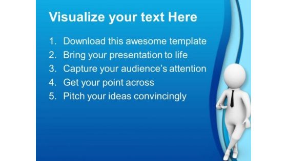 Be A Successful Business Man PowerPoint Templates Ppt Backgrounds For Slides 0613