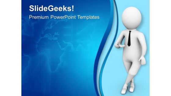 Be A Successful Business Man PowerPoint Templates Ppt Backgrounds For Slides 0613