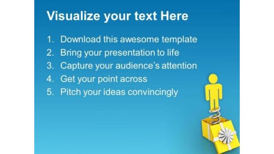 Be A Surprise Package PowerPoint Templates Ppt Backgrounds For Slides 0813