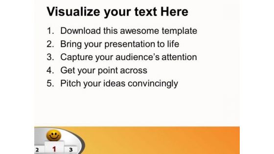 Be A Winner In Business Field PowerPoint Templates Ppt Backgrounds For Slides 0413