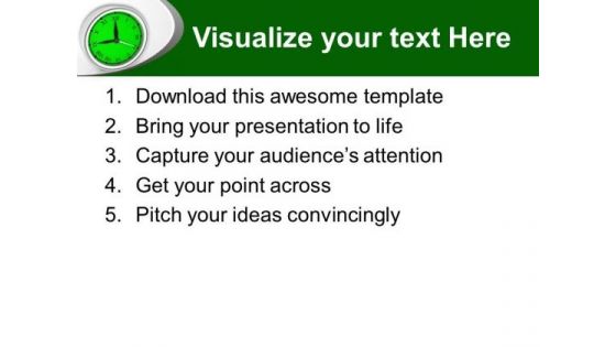 Be Awake And Punctual In Business PowerPoint Templates Ppt Backgrounds For Slides 0413