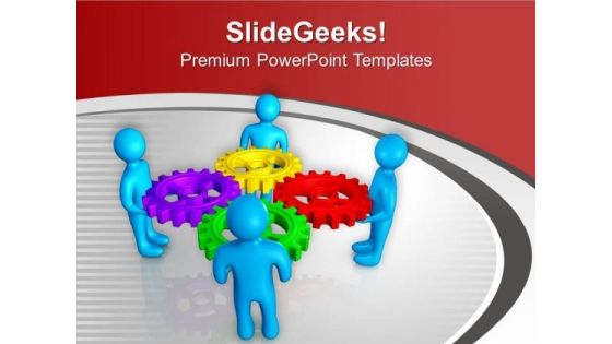 Be Connected With Your Team PowerPoint Templates Ppt Backgrounds For Slides 0613