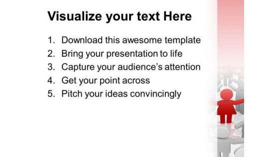 Be Different Concept Business Team PowerPoint Templates Ppt Backgrounds For Slides 0813