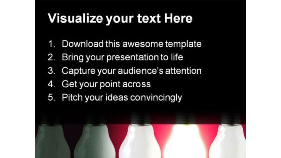 Be Different Idea Business PowerPoint Template 0810