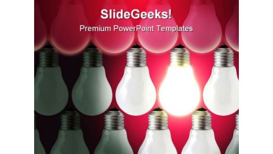 Be Different Idea Business PowerPoint Template 0810