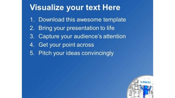 Be Different In Crowd PowerPoint Templates Ppt Backgrounds For Slides 0413