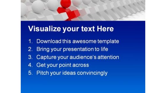 Be Different People PowerPoint Templates And PowerPoint Backgrounds 0811