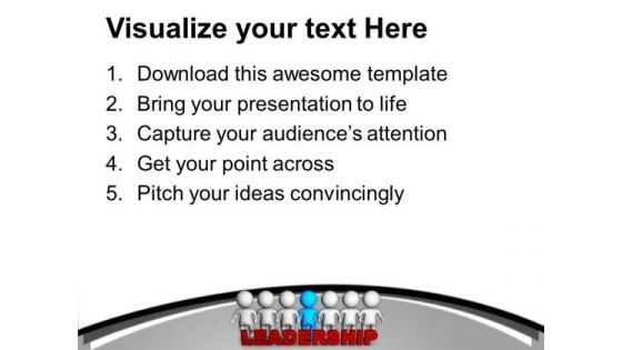 Be Distinguish With Leadership PowerPoint Templates Ppt Backgrounds For Slides 0513