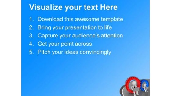 Be Geared With Latest Technology PowerPoint Templates Ppt Backgrounds For Slides 0713