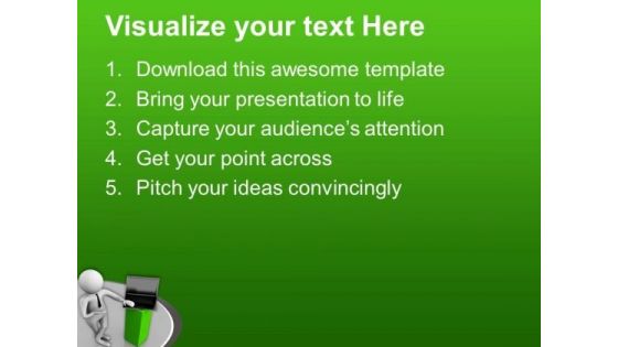 Be Good Sales Man To Sell Laptop PowerPoint Templates Ppt Backgrounds For Slides 0713